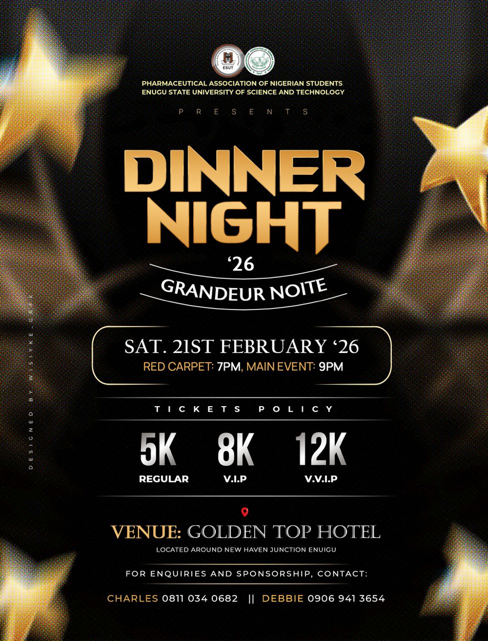 FRESHERS PANS AWARD